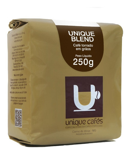 Café Especial - Unique Blend 100% Arábica Grãos - Unique