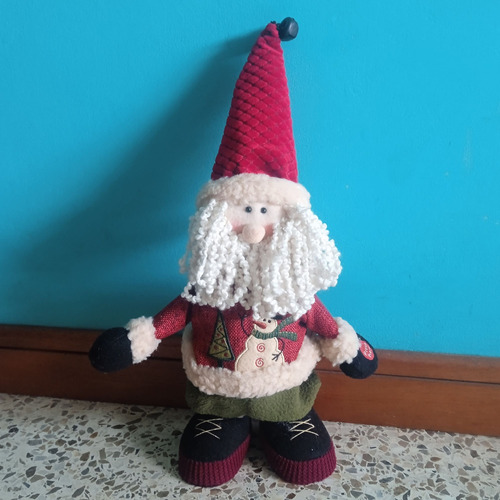 Figura Santa Claus Con Musica Y Movimiento