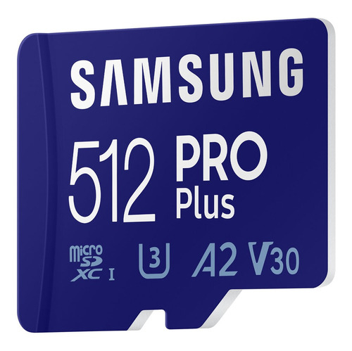 Cartão Memória Microsd Samsung 512gb Micro Sd 160mbs E Adapt