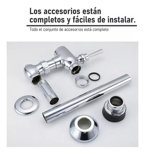Vereda Fluxómetro de Palanca para Inodoro Descarga Horizontal para Inodoro con Palanca Medidor de Flujo DICA Clásico 4402 para Baño