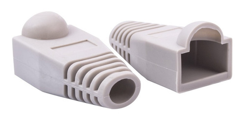 Funda,capuchon Para Conector Rj45, 100 Un.grisatlanticswire 