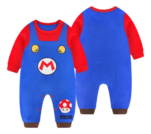 Disfraz Halloween Mario Enterito Para Bebe