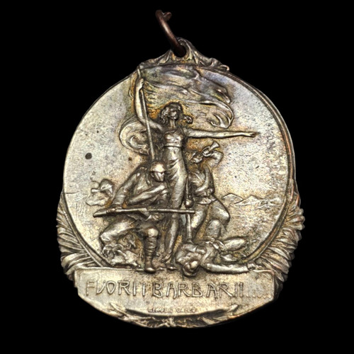 Medala A La Patria Italiana Año 1918 Metal - 1240