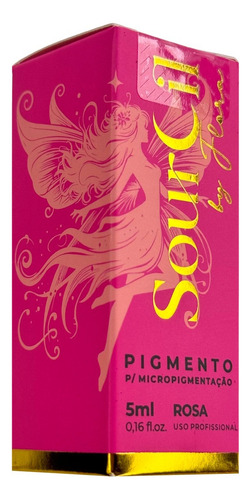 Pigmento Para Micropigmentação Sourcil Sobrancelhas E Lábios Cor Rosa