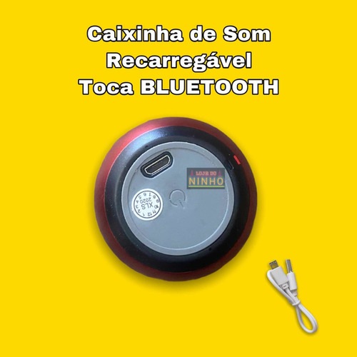 Imagem 3 de 5 de Caixinha De Som Portatil Bluetooth De Bolso Potente Pequena