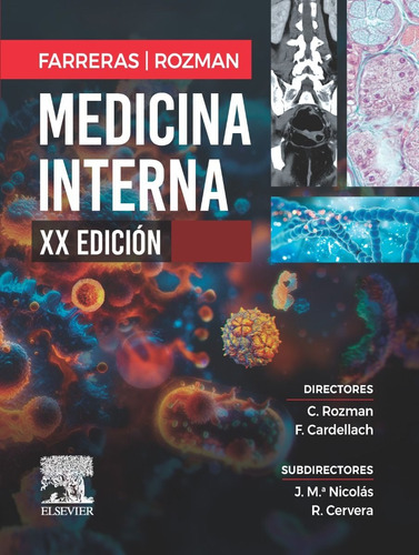 Medicina Interna 20 Ed De Rozman Borstnar Editorial Elsevier Tapa Dura Edición En Español