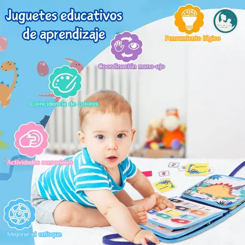 Libro Educativo Actividades Sensoriales Montessori Niños