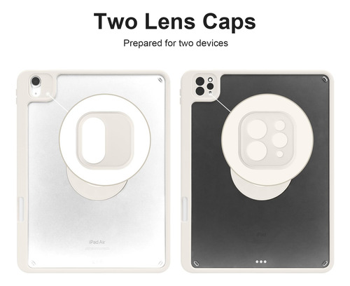 Funda Para Ipad Air 13 Pulgadas M3/m2 2025/2024 Pro 12.9 6ª/ Blanco