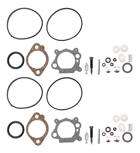2 Pcs 498260 Carburador Revisión Kit De Juntas Para Kit De R