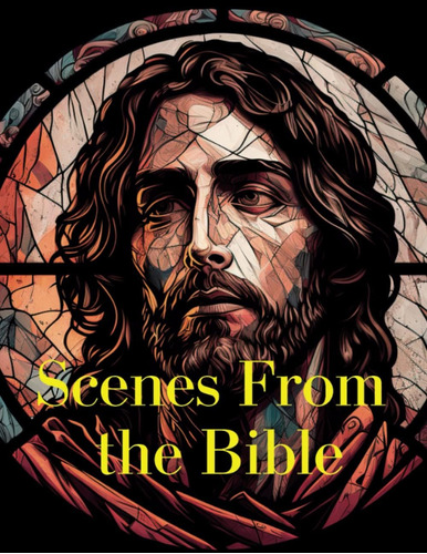 Libro: Scenes From The Bible: A Stained Glass Coloring Book