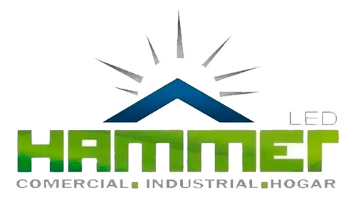 Lámpara Dual Hammer Electronic Circular 18w Embutir