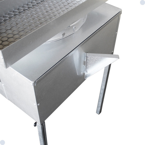 Fogão Fritador Fritadeira Galvalume Com Tacho 20 Escorredor