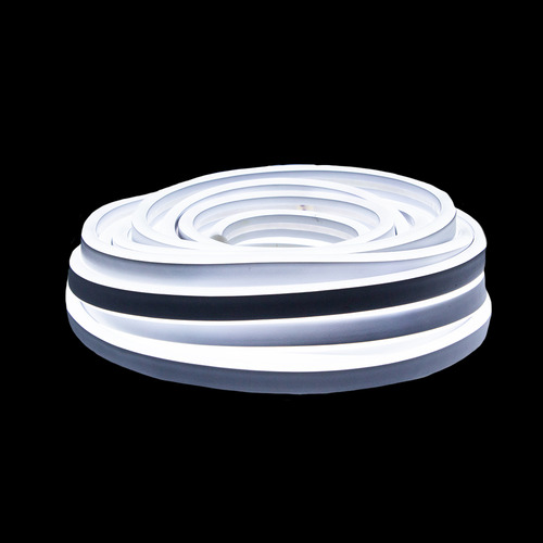 Manguera Navideña Luz Led Neon Blanca Doble Vista 10 Metros Luces Blanco