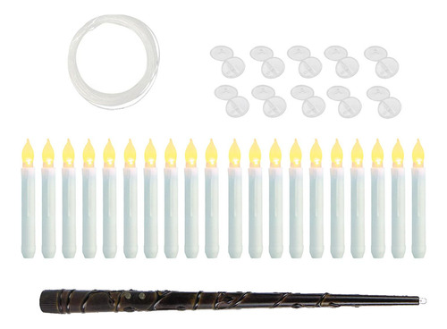 Velas Flotantes Para Colgar En La 20 Piezas Blancas B
