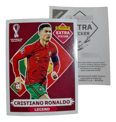Extra Sticker Base Cristiano Ronaldo Qatar 2022 Panini