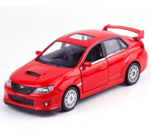 Auto De Colección Subaru Impreza Wrx Sti  Escala 1:36 Metal