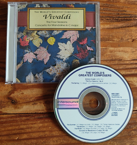 Vivaldi 4 Estaciones, Conc. P/ Mandolina Cd Intersound Eua