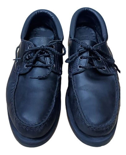 Zapatos Colegial Cuero Febo Negros 38