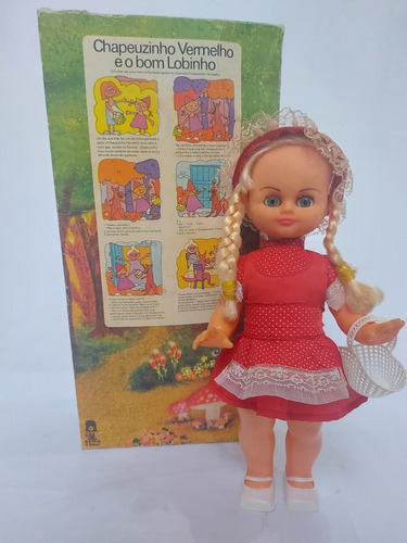 Boneca Chapeuzinho Vermelho Da Atma - Anos 70 (2 A)