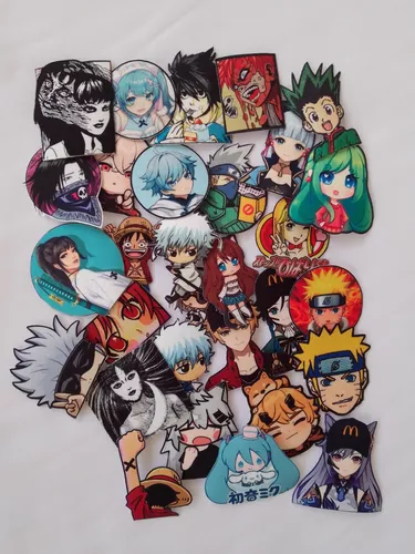 30 Stickers-parches Anime Pegatinas Textiles Suavecitas S1