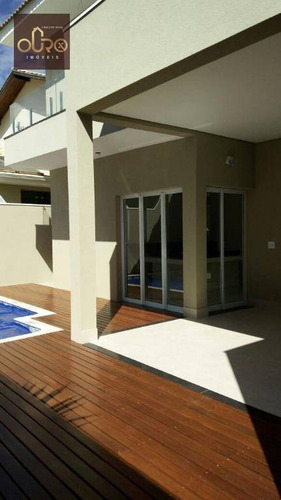 Imagem 8 de 30 de Sobrado Novo Residencial À Venda, Condomínio Villaggio Di Firenze, Franca. - So0016