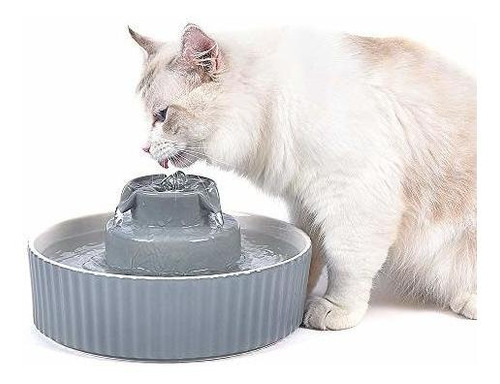 Fuente De Agua De Cerámica Para Gatos, Fuente De Agua ...