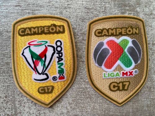 Set De Parches Chivas Campeón Copa Mx Y Liga Mx Doblete 2017