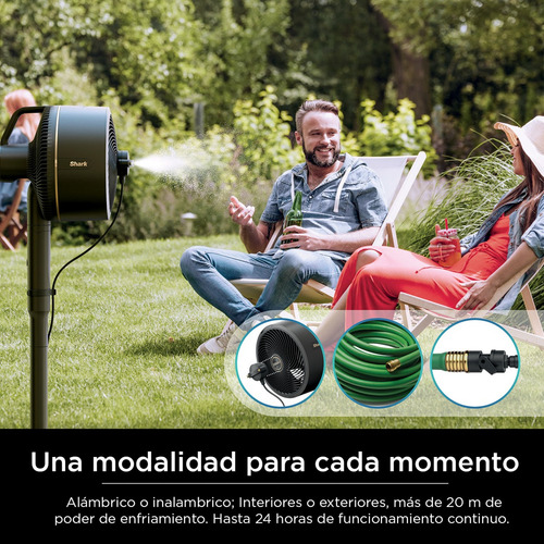 Ventilador Flexbreeze Inalámbrico Y Cable - Shark - Fa222 Na Negro Negro Plástico 3