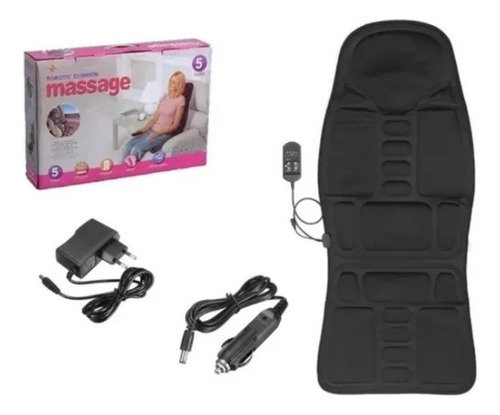 Asiento Auto Masajeador  Calor Vibrar + Control