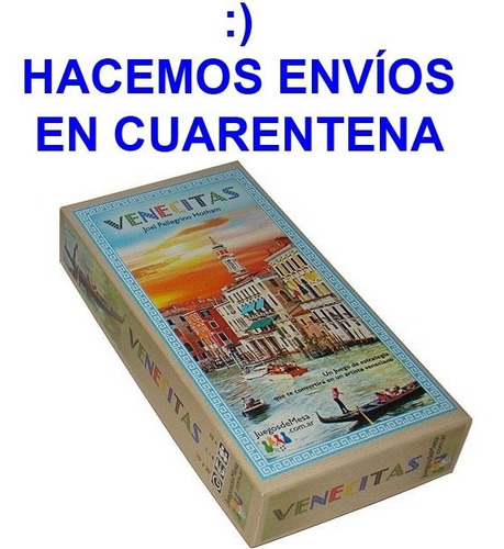 Venecitas Juego De Mesa De Autor - Novedad!