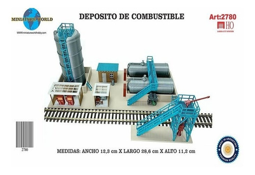Imagen 6 de 7 de Nico Deposito De Combustible Miniature World H0 (mntw 18)