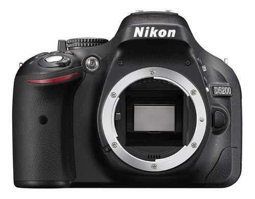  Nikon D5200 DSLR color  negro