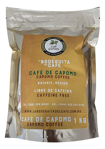 Café De Capomo 100% Organico 1 Kg / Capomo Coffee Organic