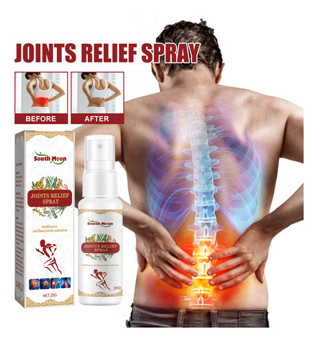 Genérica Joint Soothing Spray Bruises Neck Shoulders Waist Legs Knee Pain Active Muscles And Bones Massage Care20ml Almohadilla - Color - Flores