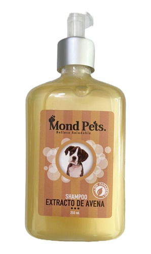 Shampoo Para Perro Extracto De Avena 250ml Mond Pets