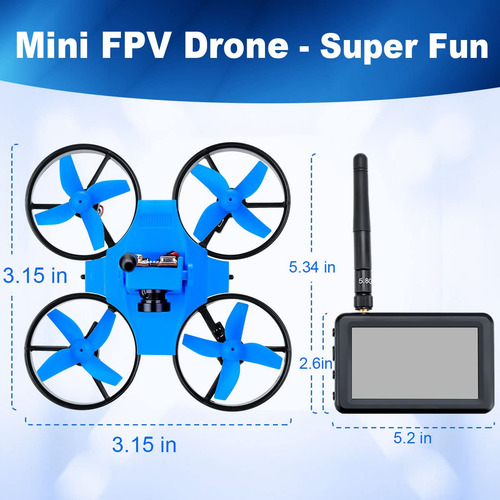 Makerfire Drone Kit Fpv 5.8ghz Cámara 800tvl Mmg