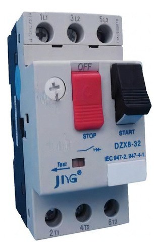 Disjuntor Motor Tripolar Jng Dzx8-32 1,6~2,5a
