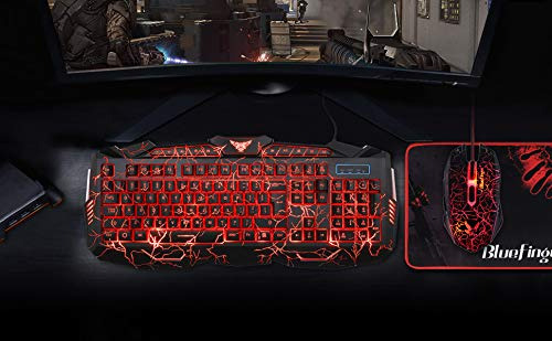 Combo De Teclado Y Mouse Para Juegos Con Retroiluminación