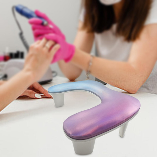 Reposabrazos En Forma De U, Soporte Violeta Azul Degradado