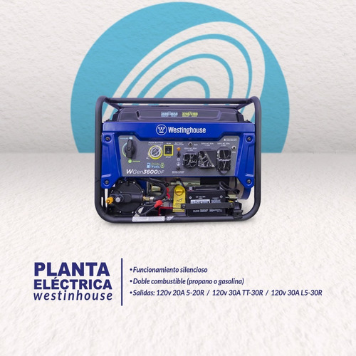 Planta Eléctrica Westinghouse 4.5kva Wgen3600 Df