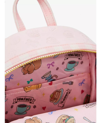 Mini Mochila Nintendo Pokemon Eevee Pikachu Rosa Original Loungefly Hottopic