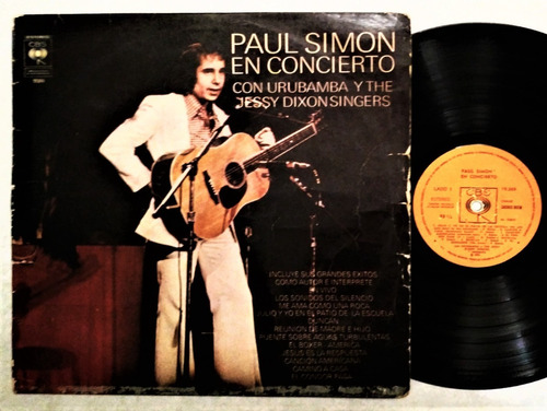 Vinilo Paul Simon En Concierto Urubamba El Cóndor Pasa 1974