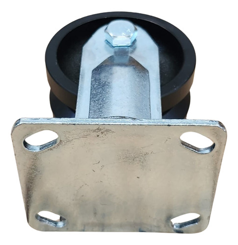 Llanta Rueda 4x2 Fierro Ranura Puerta Porton Corredizo 1 Pza