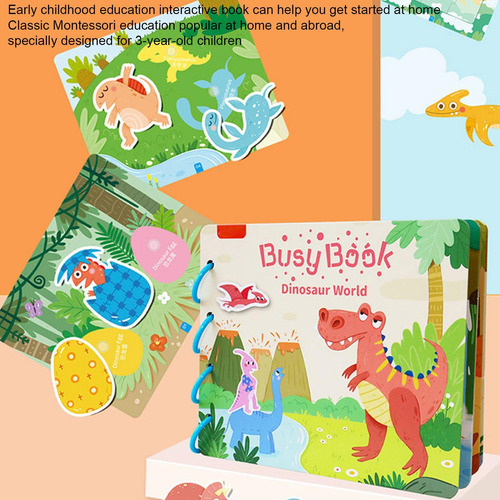 Libro De Actividades Para Niños Libro Ocupado Para Niños Jug