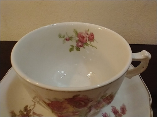 Imagen 5 de 9 de Antigua Taza De Té Con Plato Loza Inglesa Johnson Bros Migno