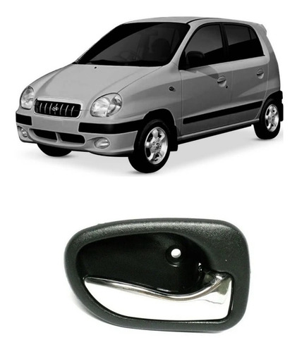 Imagem 2 de 3 de Kit Maçanetas Internas Hyundai Atos Prime 1.0 12v 4 Peças