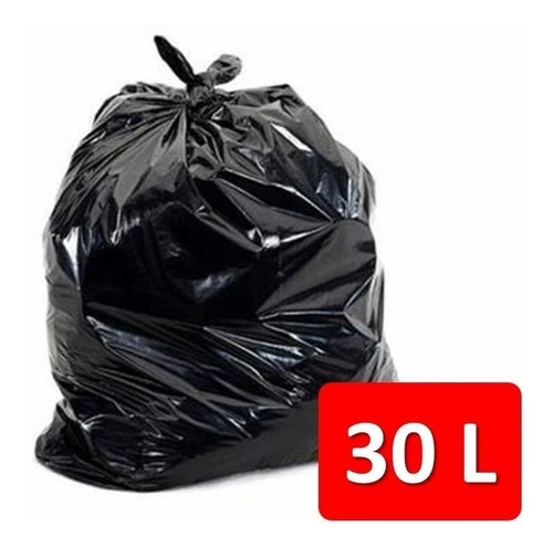 Saco De Lixo 30 Litros Resistente 100 Unid