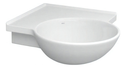 Deca L.76.17 Lavabo de esquina Color Blanco 17cm  y 49.5cm 