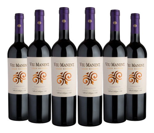 6 Vinos Viu Manent Gran Reserva Carmenere