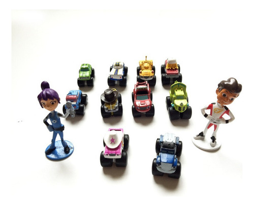 A 12 Peças De Blaze And The Monster Machines Figura Modelo